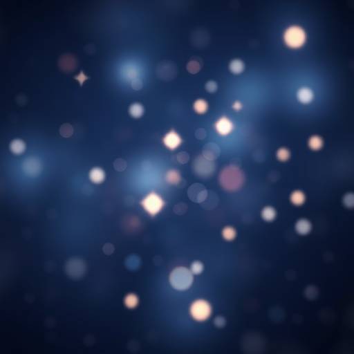 Abstract background with glowing stars, representing the success of Starlight Academy students.
