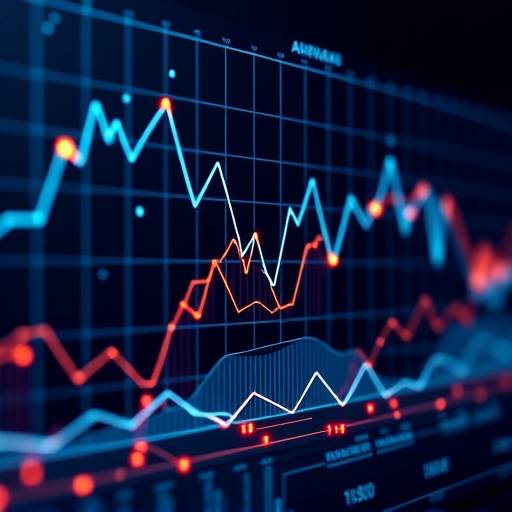 Data visualization graph with various data points and lines.
