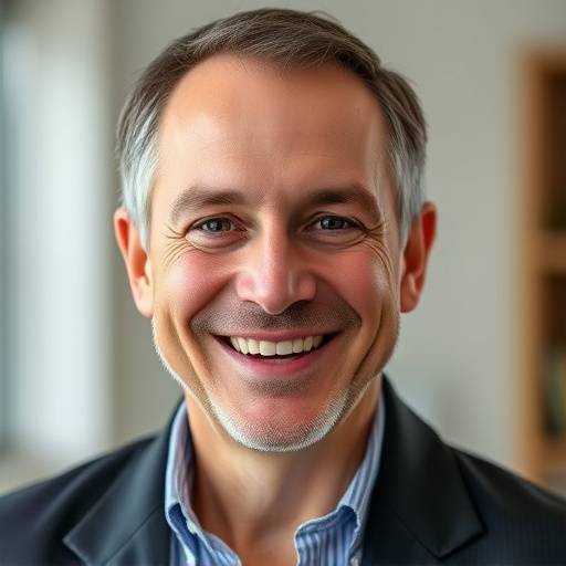 Professor Michael Brown with a warm smile, known for his engaging teaching style.